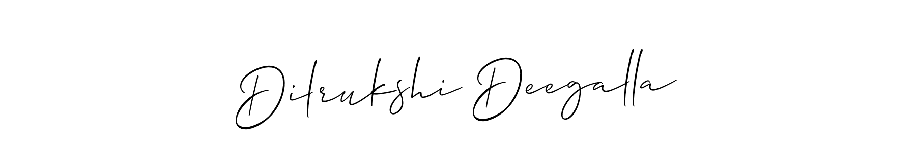 This is the best signature style for the Dilrukshi Deegalla name. Also you like these signature font (Allison_Script). Mix name signature. Dilrukshi Deegalla signature style 2 images and pictures png
