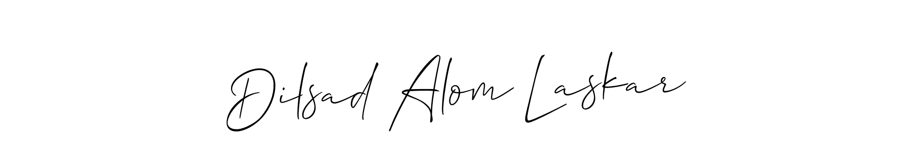 Here are the top 10 professional signature styles for the name Dilsad Alom Laskar. These are the best autograph styles you can use for your name. Dilsad Alom Laskar signature style 2 images and pictures png