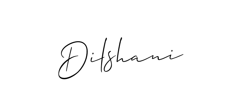 Also we have Dilshani name is the best signature style. Create professional handwritten signature collection using Allison_Script autograph style. Dilshani signature style 2 images and pictures png