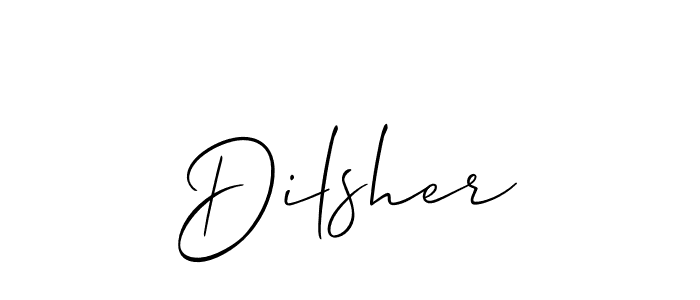 if you are searching for the best signature style for your name Dilsher. so please give up your signature search. here we have designed multiple signature styles  using Allison_Script. Dilsher signature style 2 images and pictures png