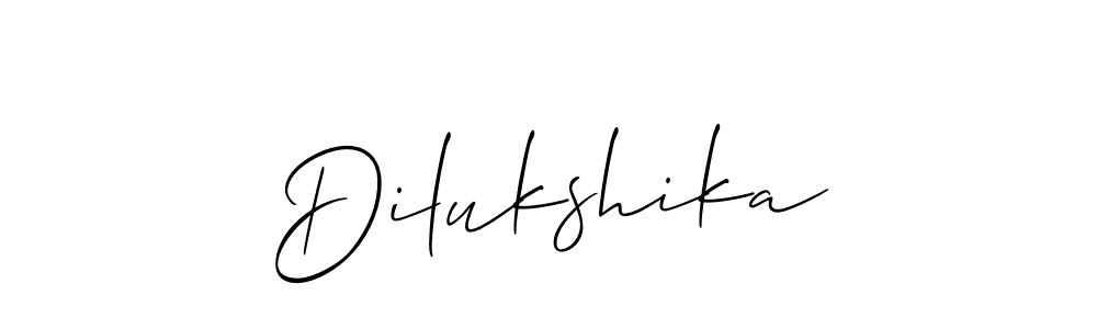 You should practise on your own different ways (Allison_Script) to write your name (Dilukshika) in signature. don't let someone else do it for you. Dilukshika signature style 2 images and pictures png