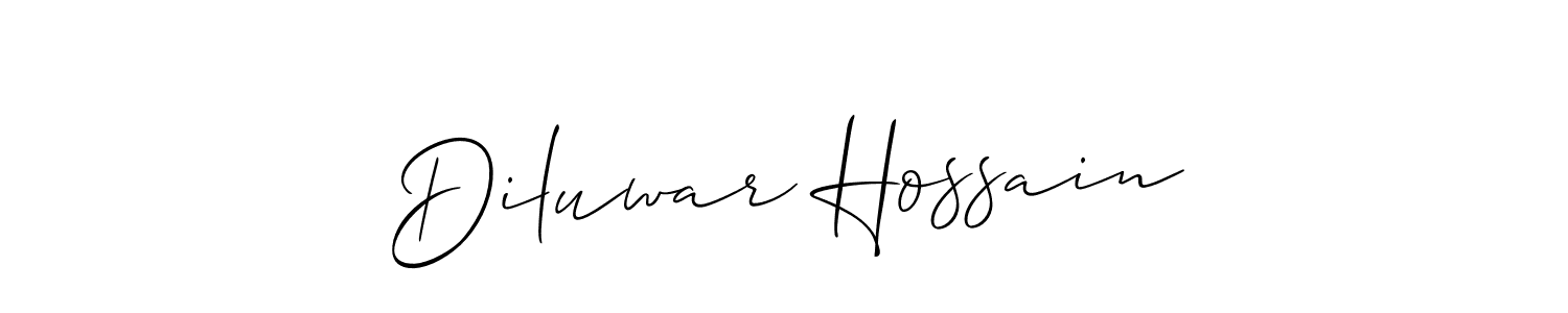 How to make Diluwar Hossain signature? Allison_Script is a professional autograph style. Create handwritten signature for Diluwar Hossain name. Diluwar Hossain signature style 2 images and pictures png
