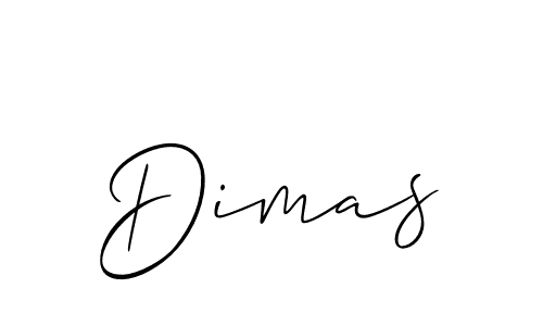 if you are searching for the best signature style for your name Dimas. so please give up your signature search. here we have designed multiple signature styles  using Allison_Script. Dimas signature style 2 images and pictures png