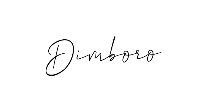 Make a beautiful signature design for name Dimboro. Use this online signature maker to create a handwritten signature for free. Dimboro signature style 2 images and pictures png