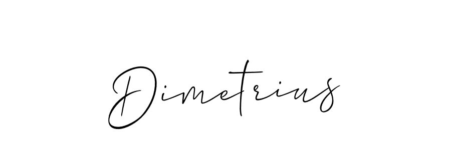 Design your own signature with our free online signature maker. With this signature software, you can create a handwritten (Allison_Script) signature for name Dimetrius. Dimetrius signature style 2 images and pictures png