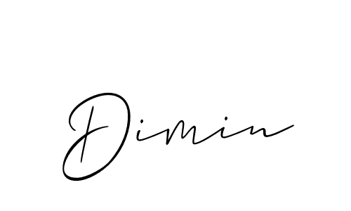 Check out images of Autograph of Dimin name. Actor Dimin Signature Style. Allison_Script is a professional sign style online. Dimin signature style 2 images and pictures png