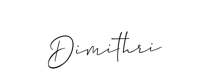 Make a beautiful signature design for name Dimithri. With this signature (Allison_Script) style, you can create a handwritten signature for free. Dimithri signature style 2 images and pictures png