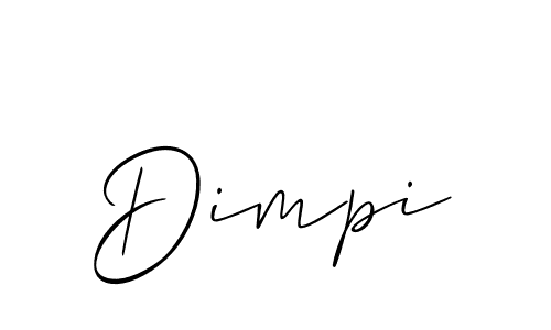 if you are searching for the best signature style for your name Dimpi. so please give up your signature search. here we have designed multiple signature styles  using Allison_Script. Dimpi signature style 2 images and pictures png