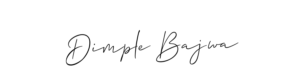 Similarly Allison_Script is the best handwritten signature design. Signature creator online .You can use it as an online autograph creator for name Dimple Bajwa. Dimple Bajwa signature style 2 images and pictures png