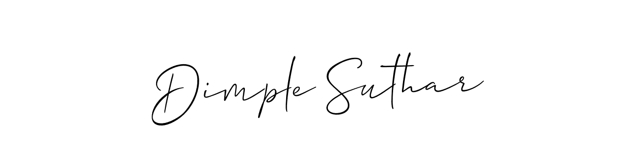 You can use this online signature creator to create a handwritten signature for the name Dimple Suthar. This is the best online autograph maker. Dimple Suthar signature style 2 images and pictures png