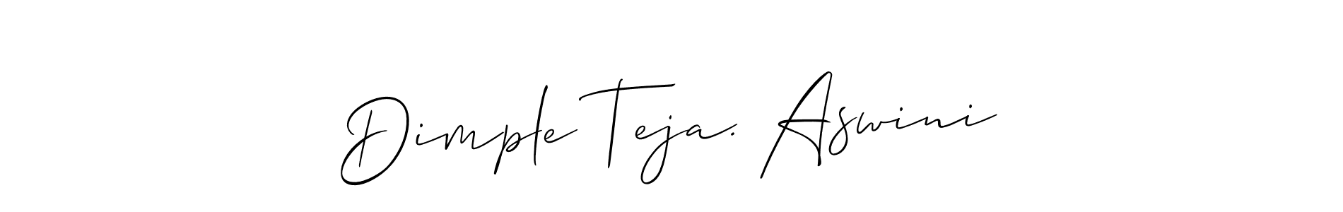 Here are the top 10 professional signature styles for the name Dimple Teja. Aswini. These are the best autograph styles you can use for your name. Dimple Teja. Aswini signature style 2 images and pictures png