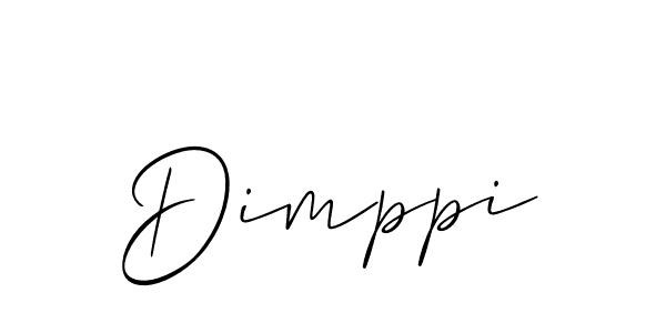 Make a beautiful signature design for name Dimppi. Use this online signature maker to create a handwritten signature for free. Dimppi signature style 2 images and pictures png