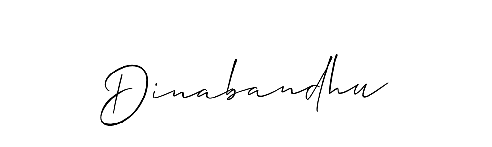 How to make Dinabandhu name signature. Use Allison_Script style for creating short signs online. This is the latest handwritten sign. Dinabandhu signature style 2 images and pictures png