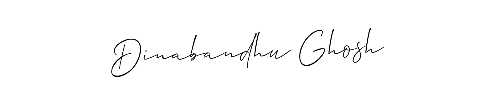 The best way (Allison_Script) to make a short signature is to pick only two or three words in your name. The name Dinabandhu Ghosh include a total of six letters. For converting this name. Dinabandhu Ghosh signature style 2 images and pictures png