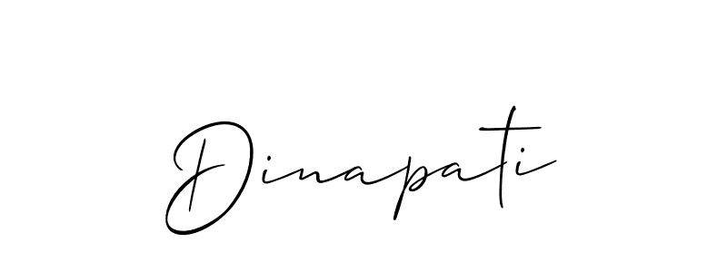 Allison_Script is a professional signature style that is perfect for those who want to add a touch of class to their signature. It is also a great choice for those who want to make their signature more unique. Get Dinapati name to fancy signature for free. Dinapati signature style 2 images and pictures png