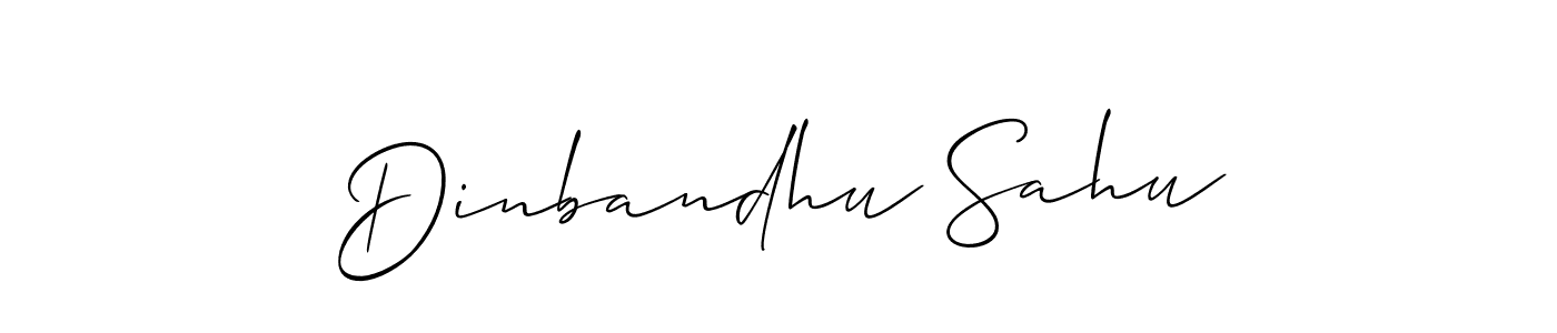Similarly Allison_Script is the best handwritten signature design. Signature creator online .You can use it as an online autograph creator for name Dinbandhu Sahu. Dinbandhu Sahu signature style 2 images and pictures png