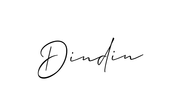 Also You can easily find your signature by using the search form. We will create Dindin name handwritten signature images for you free of cost using Allison_Script sign style. Dindin signature style 2 images and pictures png