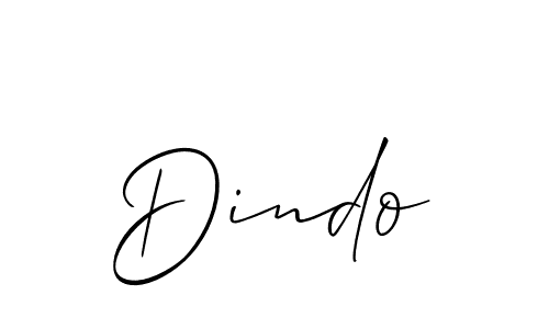 How to Draw Dindo signature style? Allison_Script is a latest design signature styles for name Dindo. Dindo signature style 2 images and pictures png