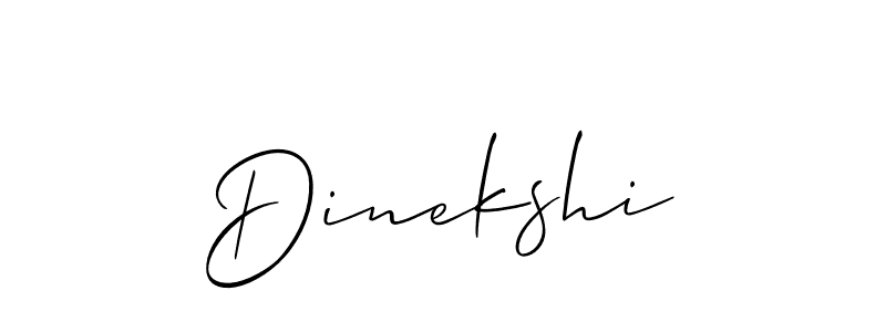 Best and Professional Signature Style for Dinekshi. Allison_Script Best Signature Style Collection. Dinekshi signature style 2 images and pictures png