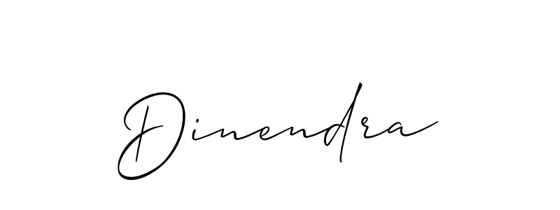 You should practise on your own different ways (Allison_Script) to write your name (Dinendra) in signature. don't let someone else do it for you. Dinendra signature style 2 images and pictures png