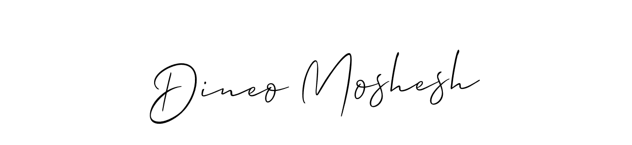 How to Draw Dineo Moshesh signature style? Allison_Script is a latest design signature styles for name Dineo Moshesh. Dineo Moshesh signature style 2 images and pictures png