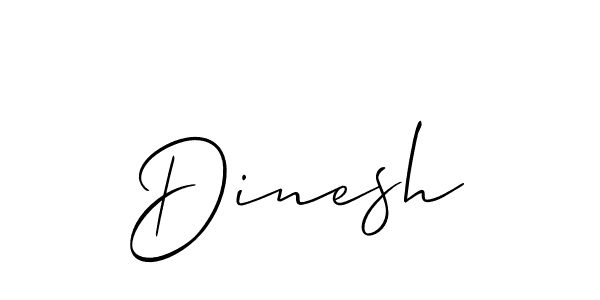 Dinesh stylish signature style. Best Handwritten Sign (Allison_Script) for my name. Handwritten Signature Collection Ideas for my name Dinesh. Dinesh signature style 2 images and pictures png