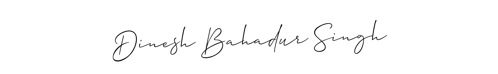 The best way (Allison_Script) to make a short signature is to pick only two or three words in your name. The name Dinesh Bahadur Singh include a total of six letters. For converting this name. Dinesh Bahadur Singh signature style 2 images and pictures png