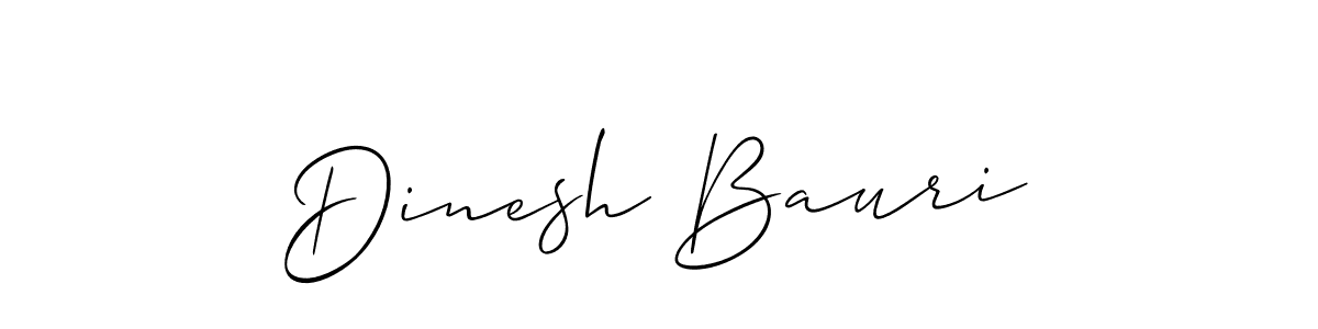 The best way (Allison_Script) to make a short signature is to pick only two or three words in your name. The name Dinesh Bauri include a total of six letters. For converting this name. Dinesh Bauri signature style 2 images and pictures png