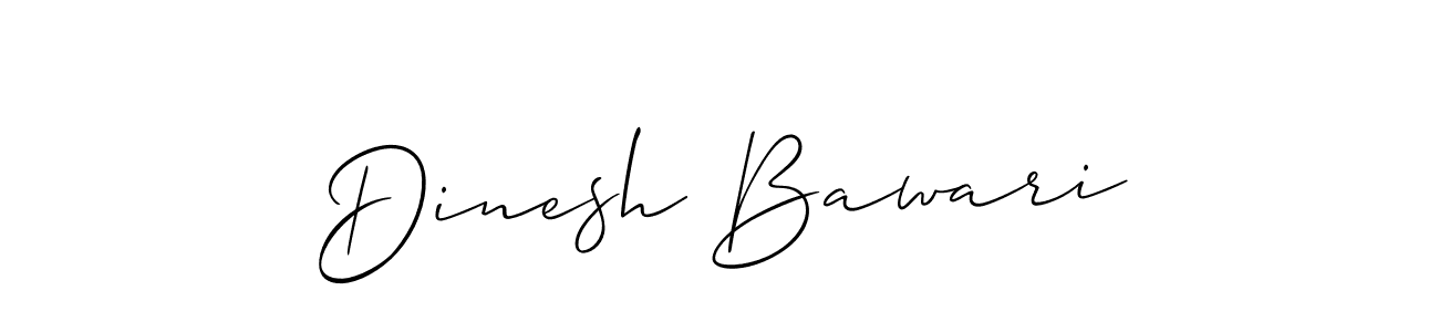 It looks lik you need a new signature style for name Dinesh Bawari. Design unique handwritten (Allison_Script) signature with our free signature maker in just a few clicks. Dinesh Bawari signature style 2 images and pictures png