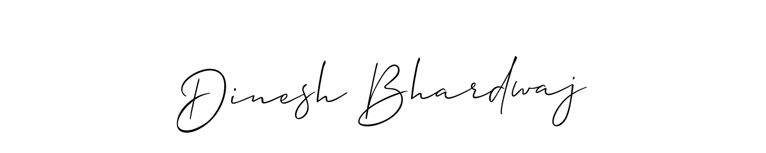 Design your own signature with our free online signature maker. With this signature software, you can create a handwritten (Allison_Script) signature for name Dinesh Bhardwaj. Dinesh Bhardwaj signature style 2 images and pictures png