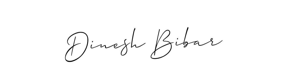 This is the best signature style for the Dinesh Bibar name. Also you like these signature font (Allison_Script). Mix name signature. Dinesh Bibar signature style 2 images and pictures png