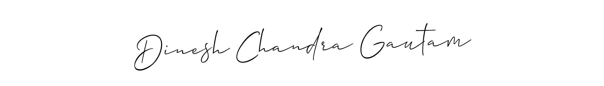 Make a beautiful signature design for name Dinesh Chandra Gautam. Use this online signature maker to create a handwritten signature for free. Dinesh Chandra Gautam signature style 2 images and pictures png