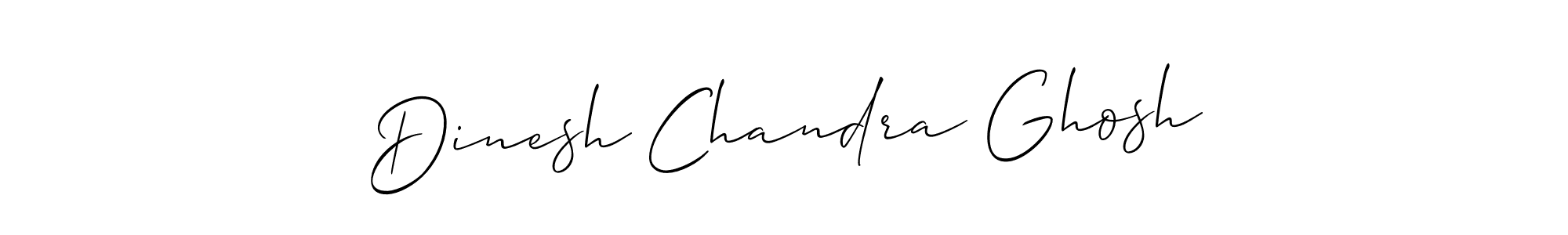 Create a beautiful signature design for name Dinesh Chandra Ghosh. With this signature (Allison_Script) fonts, you can make a handwritten signature for free. Dinesh Chandra Ghosh signature style 2 images and pictures png