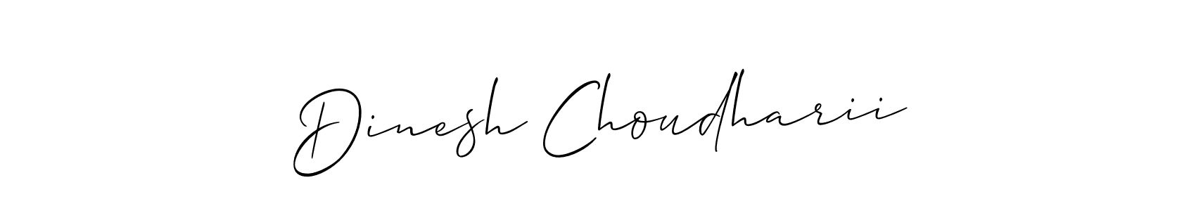 Also You can easily find your signature by using the search form. We will create Dinesh Choudharii name handwritten signature images for you free of cost using Allison_Script sign style. Dinesh Choudharii signature style 2 images and pictures png