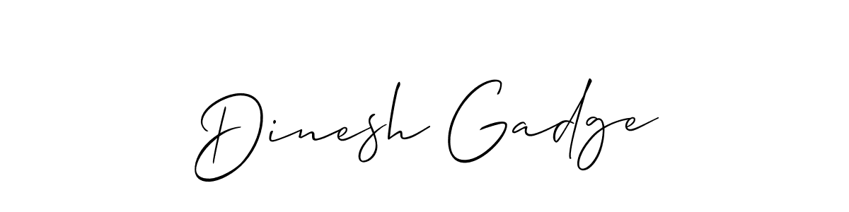 Make a beautiful signature design for name Dinesh Gadge. Use this online signature maker to create a handwritten signature for free. Dinesh Gadge signature style 2 images and pictures png