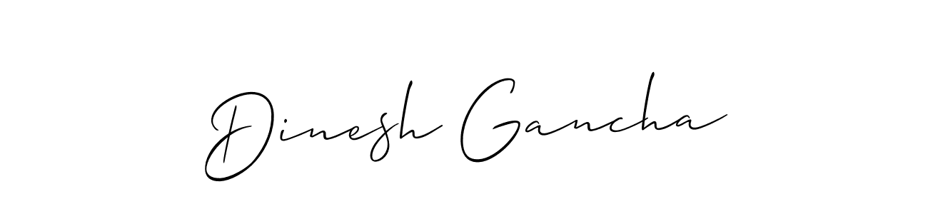 Make a beautiful signature design for name Dinesh Gancha. Use this online signature maker to create a handwritten signature for free. Dinesh Gancha signature style 2 images and pictures png