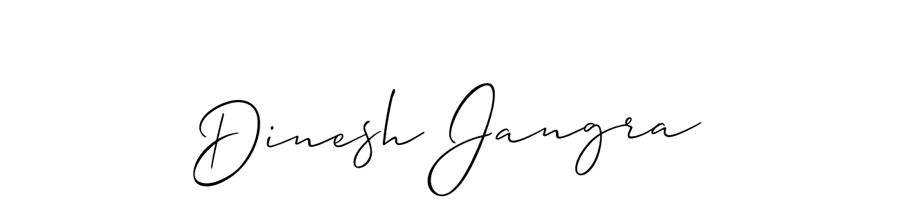 This is the best signature style for the Dinesh Jangra name. Also you like these signature font (Allison_Script). Mix name signature. Dinesh Jangra signature style 2 images and pictures png