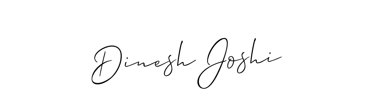 How to Draw Dinesh Joshi signature style? Allison_Script is a latest design signature styles for name Dinesh Joshi. Dinesh Joshi signature style 2 images and pictures png