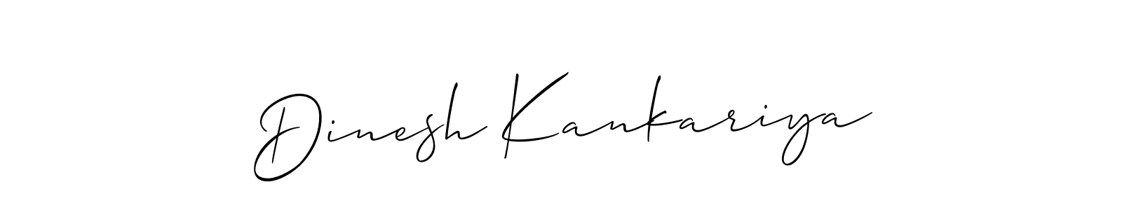 Best and Professional Signature Style for Dinesh Kankariya. Allison_Script Best Signature Style Collection. Dinesh Kankariya signature style 2 images and pictures png