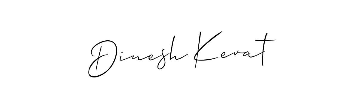 How to Draw Dinesh Kevat signature style? Allison_Script is a latest design signature styles for name Dinesh Kevat. Dinesh Kevat signature style 2 images and pictures png