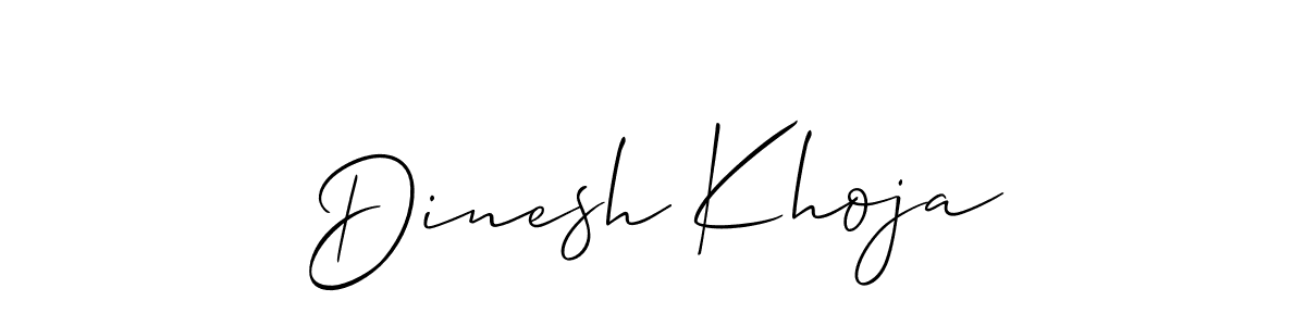 Once you've used our free online signature maker to create your best signature Allison_Script style, it's time to enjoy all of the benefits that Dinesh Khoja name signing documents. Dinesh Khoja signature style 2 images and pictures png