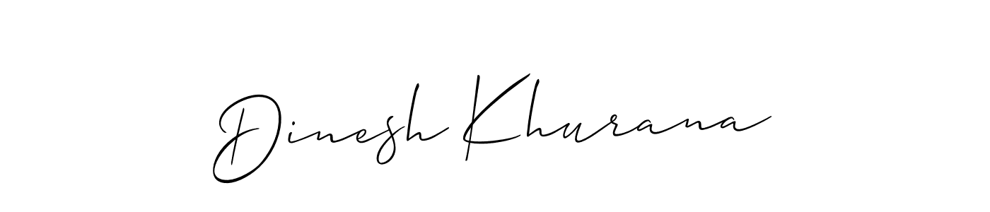 if you are searching for the best signature style for your name Dinesh Khurana. so please give up your signature search. here we have designed multiple signature styles  using Allison_Script. Dinesh Khurana signature style 2 images and pictures png