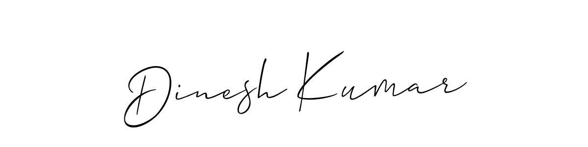 This is the best signature style for the Dinesh Kumar name. Also you like these signature font (Allison_Script). Mix name signature. Dinesh Kumar signature style 2 images and pictures png