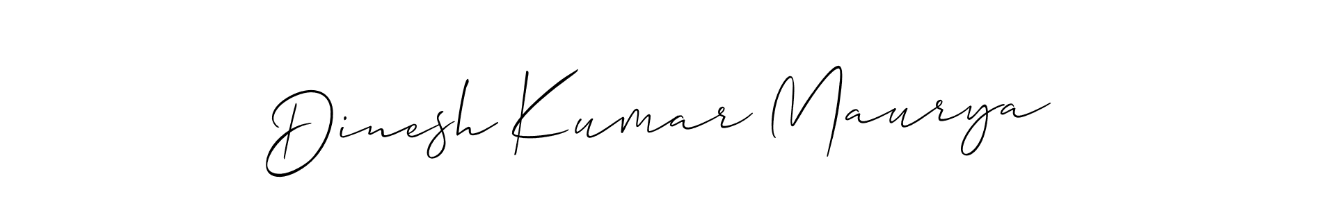 How to Draw Dinesh Kumar Maurya signature style? Allison_Script is a latest design signature styles for name Dinesh Kumar Maurya. Dinesh Kumar Maurya signature style 2 images and pictures png