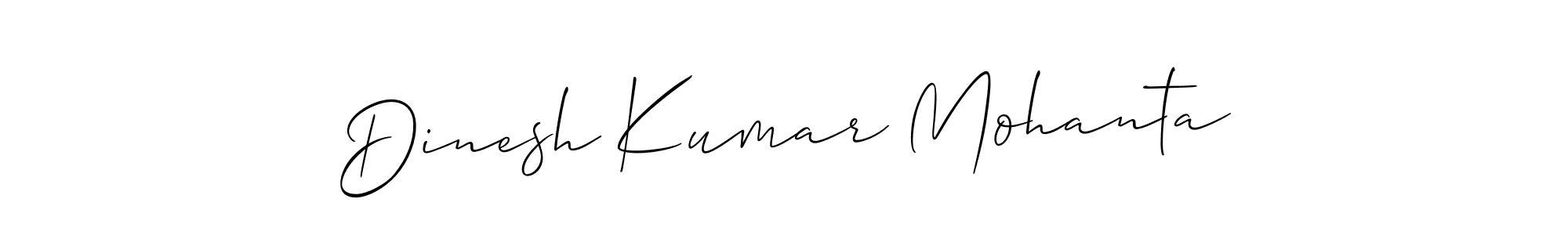 It looks lik you need a new signature style for name Dinesh Kumar Mohanta. Design unique handwritten (Allison_Script) signature with our free signature maker in just a few clicks. Dinesh Kumar Mohanta signature style 2 images and pictures png