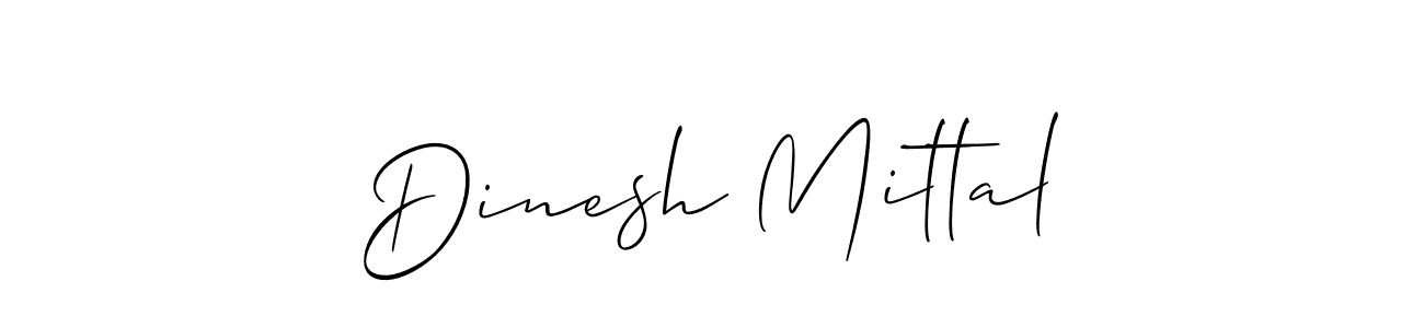 How to make Dinesh Mittal signature? Allison_Script is a professional autograph style. Create handwritten signature for Dinesh Mittal name. Dinesh Mittal signature style 2 images and pictures png