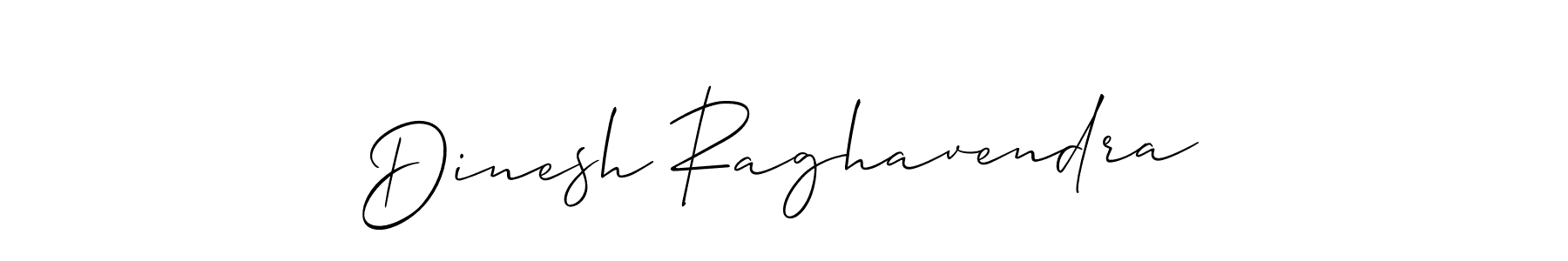 Dinesh Raghavendra stylish signature style. Best Handwritten Sign (Allison_Script) for my name. Handwritten Signature Collection Ideas for my name Dinesh Raghavendra. Dinesh Raghavendra signature style 2 images and pictures png