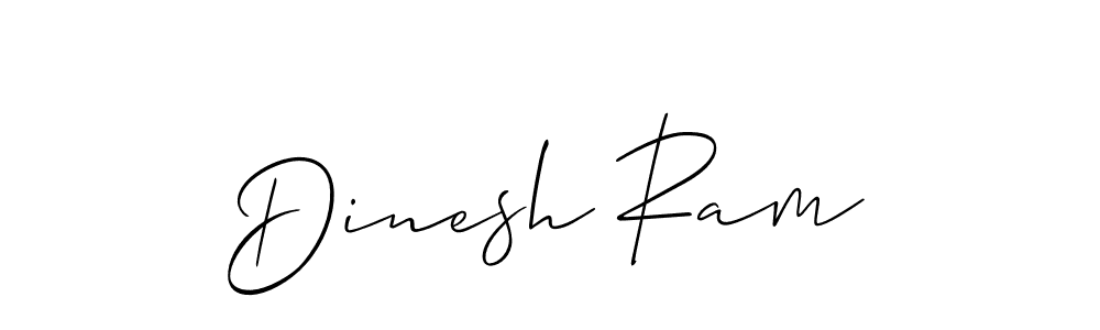 Also we have Dinesh Ram name is the best signature style. Create professional handwritten signature collection using Allison_Script autograph style. Dinesh Ram signature style 2 images and pictures png