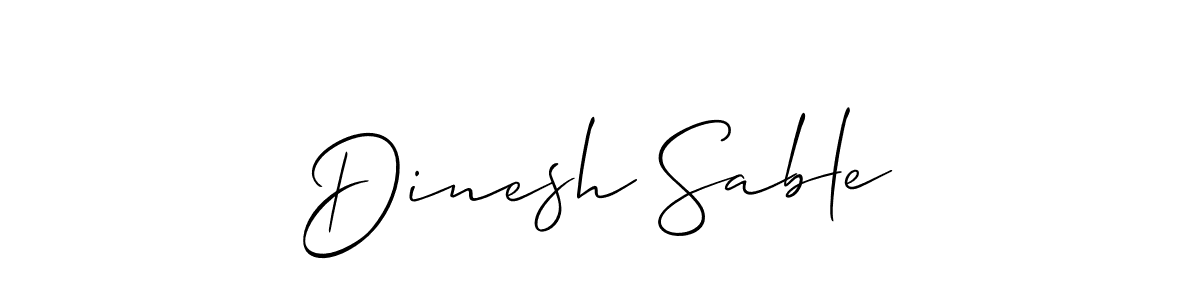 Best and Professional Signature Style for Dinesh Sable. Allison_Script Best Signature Style Collection. Dinesh Sable signature style 2 images and pictures png