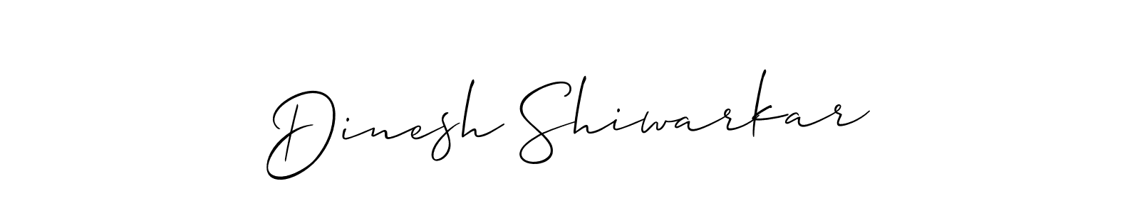 Dinesh Shiwarkar stylish signature style. Best Handwritten Sign (Allison_Script) for my name. Handwritten Signature Collection Ideas for my name Dinesh Shiwarkar. Dinesh Shiwarkar signature style 2 images and pictures png